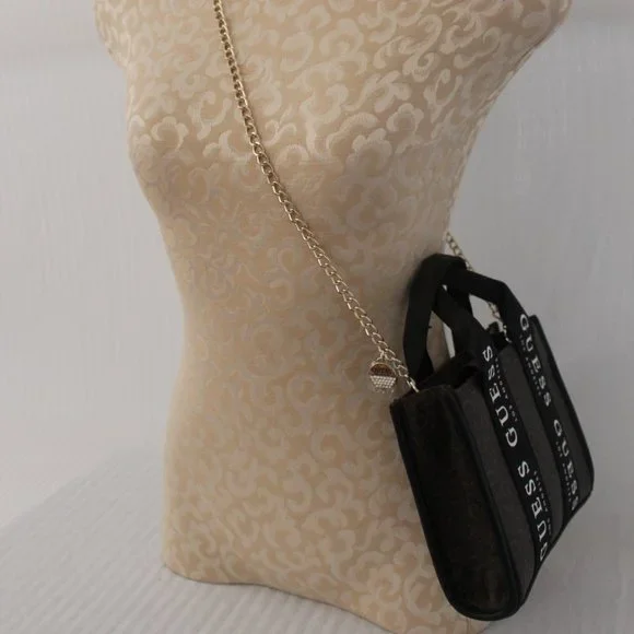 Guess women's mini crossbody purse bag brown - Picture 5 of 6